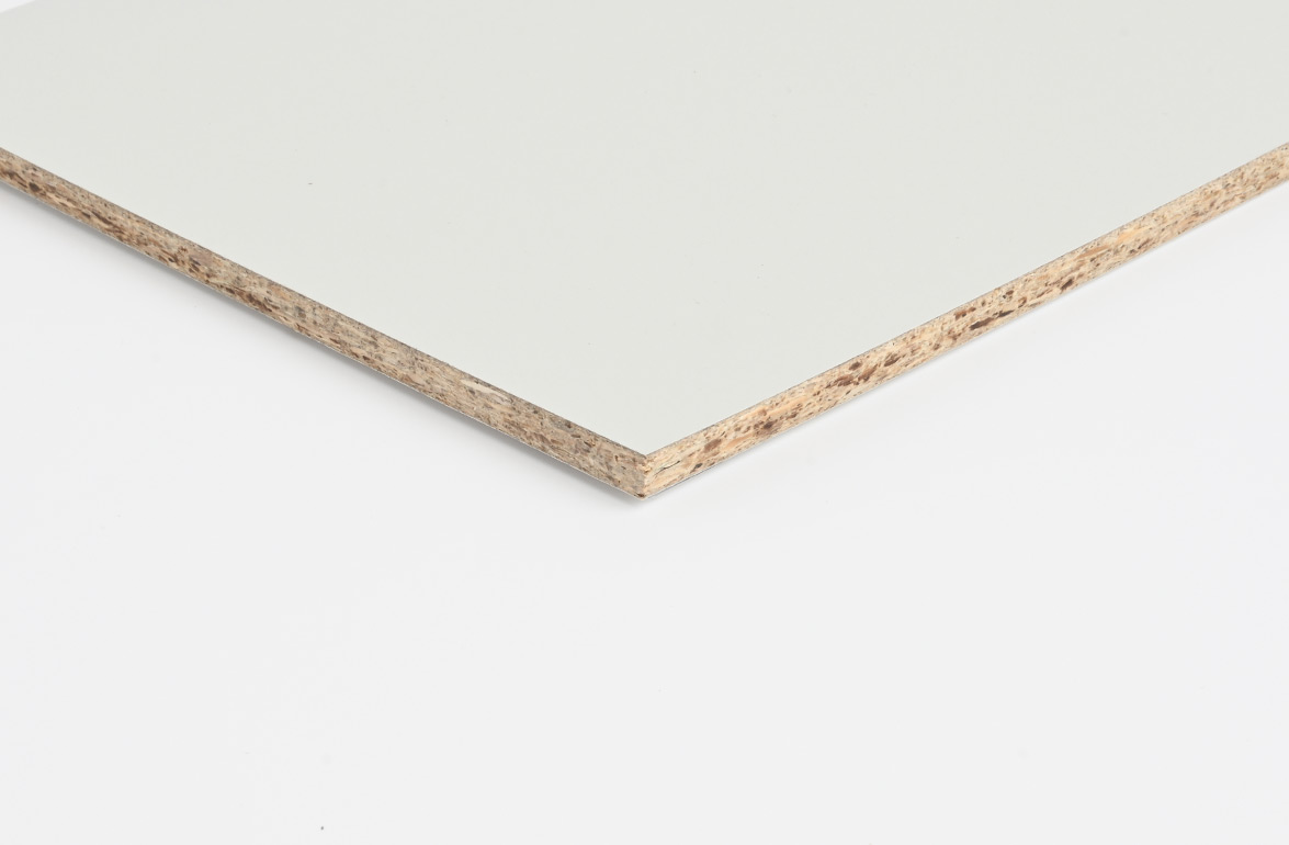 Spån Melamin, Light Grey U12188VV, Front, 100% PEFC